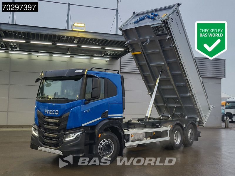 Iveco S-Way 420 6X2 NEW! 17m3 3-way KH kipper Lift+Steering axle Automatic Euro 6 - Istovarivač: slika 1 Iveco S-Way 420 6X2 NEW! 17m3 3-way KH kipper Lift+Steering axle Automatic Euro 6 - Istovarivač: slika 1