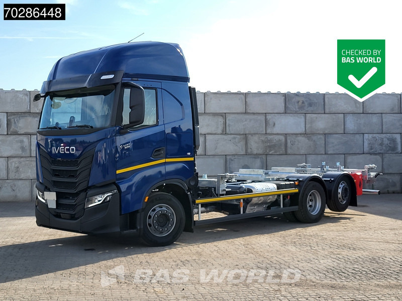 Iveco S-Way 500 6X2 NEW! BDF Lift+steering Axle Automatic Standklima Navi ACC Euro 6 - Kamion za prevoz kontejnera/ Kamion sa promenjivim sandukom: slika 1 Iveco S-Way 500 6X2 NEW! BDF Lift+steering Axle Automatic Standklima Navi ACC Euro 6 - Kamion za prevoz kontejnera/ Kamion sa promenjivim sandukom: slika 1