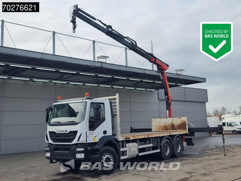 Iveco Trakker 360 6X4 Palfinger PK17.001 SLD Remote Steelsuspension Big-Axle - Kamion sa tovarnim sandukom, Kamion sa dizalicom: slika 1 Iveco Trakker 360 6X4 Palfinger PK17.001 SLD Remote Steelsuspension Big-Axle - Kamion sa tovarnim sandukom, Kamion sa dizalicom: slika 1