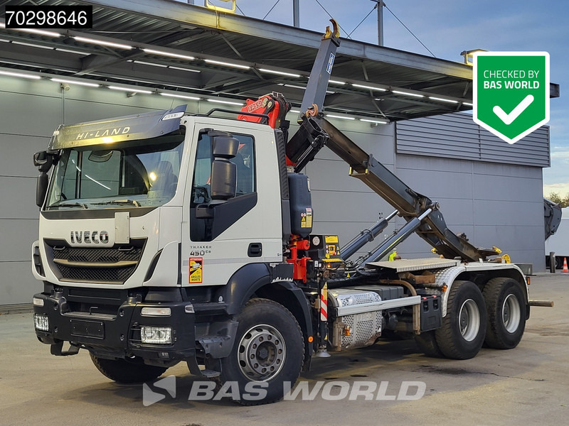 Iveco Trakker 450 6X4 Fassi F120B.2.22 Crane Marrel AL16S50 Retarder Big-axle Euro 6 - Kamion sa hidrauličnom kukom, Kamion sa dizalicom: slika 1 Iveco Trakker 450 6X4 Fassi F120B.2.22 Crane Marrel AL16S50 Retarder Big-axle Euro 6 - Kamion sa hidrauličnom kukom, Kamion sa dizalicom: slika 1