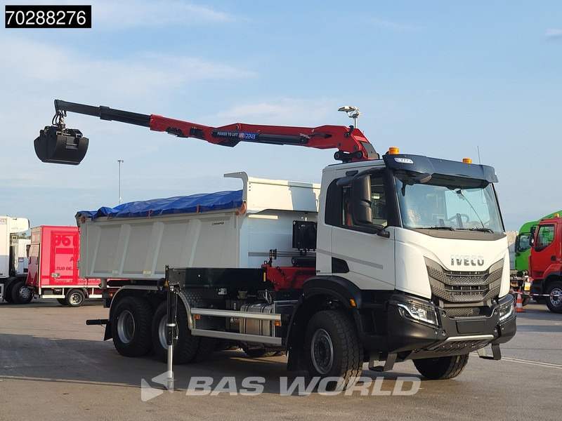 Iveco X-Way 480 6X4 NEW! HMF 2243Z-RCS Z-Crane kran 12m3 KH-Kipper Retarder Big-Axle - Istovarivač, Kamion sa dizalicom: slika 3 Iveco X-Way 480 6X4 NEW! HMF 2243Z-RCS Z-Crane kran 12m3 KH-Kipper Retarder Big-Axle - Istovarivač, Kamion sa dizalicom: slika 3