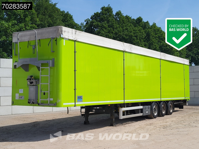 Knapen 3 axles Liftachse 103m3 Schiebewand - Poluprikolica sa pokretnim podom: slika 1 Knapen 3 axles Liftachse 103m3 Schiebewand - Poluprikolica sa pokretnim podom: slika 1