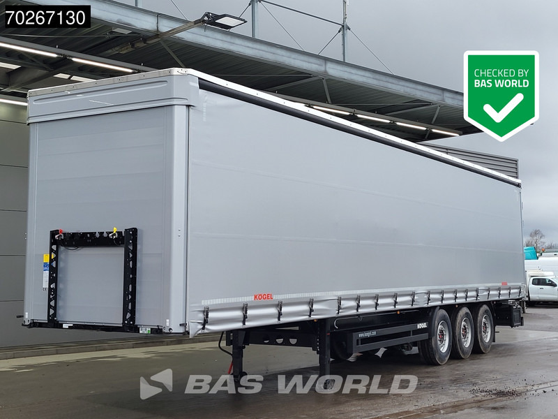 Kögel S24-1 3 axles HARDWOOD OMEGA NEW SAF Liftachse Edscha - Poluprikolica sa ceradom: slika 1 Kögel S24-1 3 axles HARDWOOD OMEGA NEW SAF Liftachse Edscha - Poluprikolica sa ceradom: slika 1