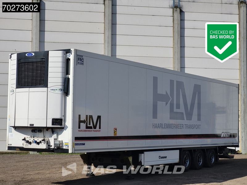 Krone Carrier Vector 1550 Tailgate TUV 11/25 Liftachse Bloemenbreed - Poluprikolica hladnjače: slika 1 Krone Carrier Vector 1550 Tailgate TUV 11/25 Liftachse Bloemenbreed - Poluprikolica hladnjače: slika 1