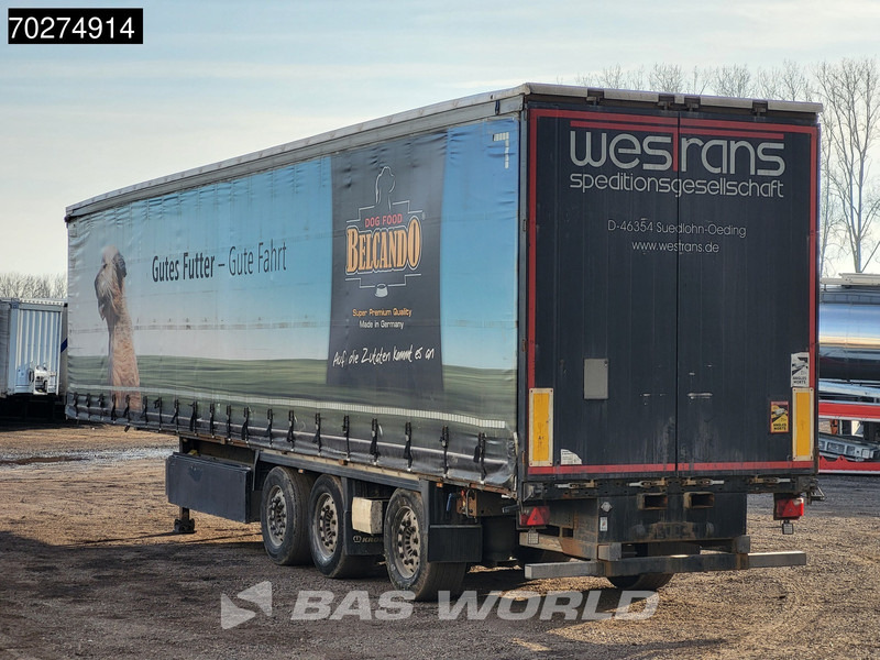 Krone SD 3 axles Forklift Lift+Lenkachse Kooiaap Palettenkasten SAF Sliding Roof - Poluprikolica sa ceradom: slika 2 Krone SD 3 axles Forklift Lift+Lenkachse Kooiaap Palettenkasten SAF Sliding Roof - Poluprikolica sa ceradom: slika 2