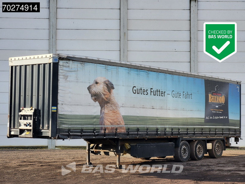Krone SD 3 axles Forklift Lift+Lenkachse Kooiaap Palettenkasten SAF Sliding Roof - Poluprikolica sa ceradom: slika 1 Krone SD 3 axles Forklift Lift+Lenkachse Kooiaap Palettenkasten SAF Sliding Roof - Poluprikolica sa ceradom: slika 1