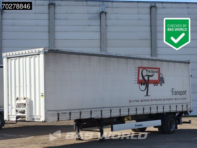 Krone SE City Steering Axle Tailgate LBW - Poluprikolica sa ceradom: slika 1 Krone SE City Steering Axle Tailgate LBW - Poluprikolica sa ceradom: slika 1