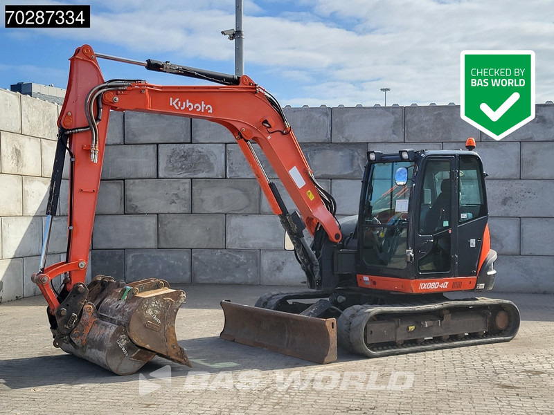 Kubota KX080-4 3 BUCKETS - Mini bager: slika 1 Kubota KX080-4 3 BUCKETS - Mini bager: slika 1