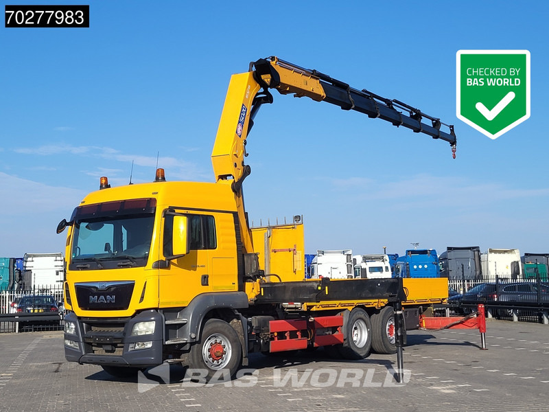 MAN TGS 26.480 6X4 HMF 5020-K6 Crane Kran Hydrodrive Lift+Lenkachse Euro 6 - Kamion sa tovarnim sandukom, Kamion sa dizalicom: slika 1 MAN TGS 26.480 6X4 HMF 5020-K6 Crane Kran Hydrodrive Lift+Lenkachse Euro 6 - Kamion sa tovarnim sandukom, Kamion sa dizalicom: slika 1