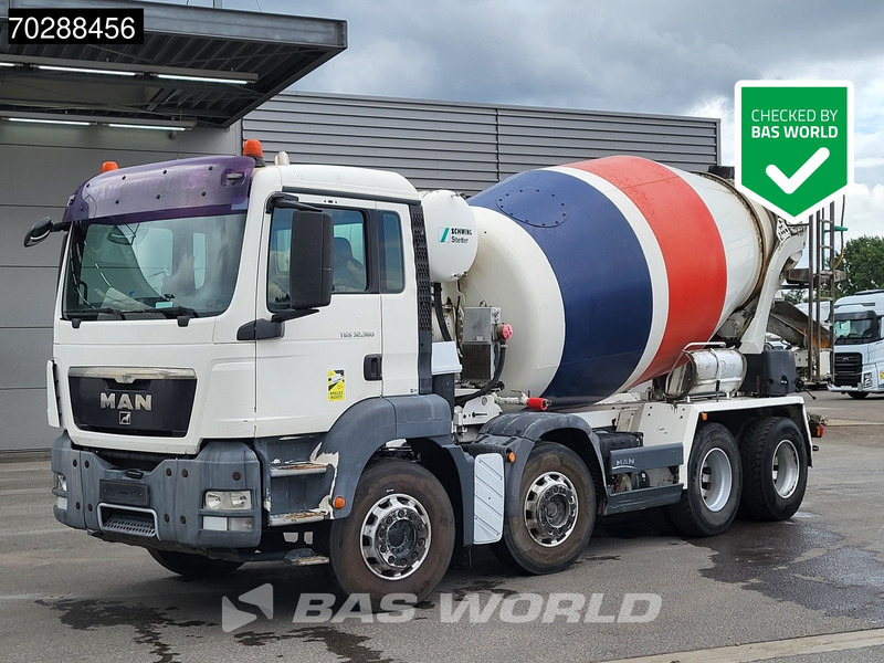 MAN TGS 32.360 8X4 9M3 Schwing Stetter Steel suspension Manual Euro 4 - Mikser za beton: slika 1 MAN TGS 32.360 8X4 9M3 Schwing Stetter Steel suspension Manual Euro 4 - Mikser za beton: slika 1