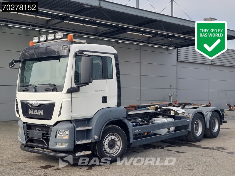 MAN TGS 33.440 6X4 20tons Palfinger T20-31 MPA hooklift Big-Axle Euro 6 - Kamion sa hidrauličnom kukom: slika 3 MAN TGS 33.440 6X4 20tons Palfinger T20-31 MPA hooklift Big-Axle Euro 6 - Kamion sa hidrauličnom kukom: slika 3
