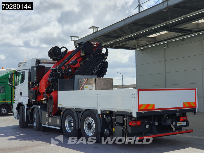 Kamion sa tovarnim sandukom, Kamion sa dizalicom novi MAN TGS 35.520 8X4 Palfinger PK135.002 TEC 7 Kran Crane Hydrodrive Lift+steering axle Navi LED Euro 6: slika 12