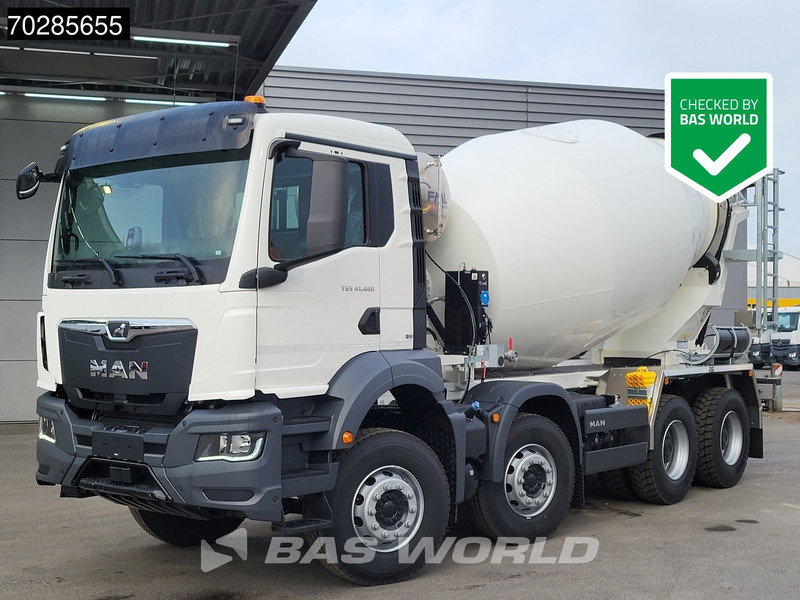 MAN TGS 41.480 8X4 NEW! 12m3 Mixer Retarder Steelsuspension Big-Axle Euro 6 - Mikser za beton: slika 1 MAN TGS 41.480 8X4 NEW! 12m3 Mixer Retarder Steelsuspension Big-Axle Euro 6 - Mikser za beton: slika 1