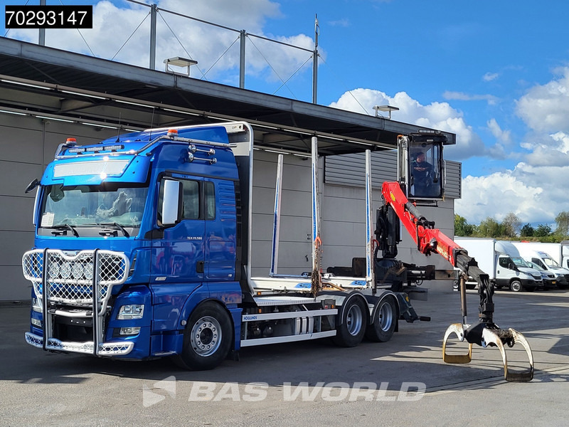 MAN TGX 33.580 TGX 6X4 Palfinger Epsilon Wood crane Holztransport Retarder Navi Xenon Euro 6 - Šticar, Kamion sa dizalicom: slika 5 MAN TGX 33.580 TGX 6X4 Palfinger Epsilon Wood crane Holztransport Retarder Navi Xenon Euro 6 - Šticar, Kamion sa dizalicom: slika 5