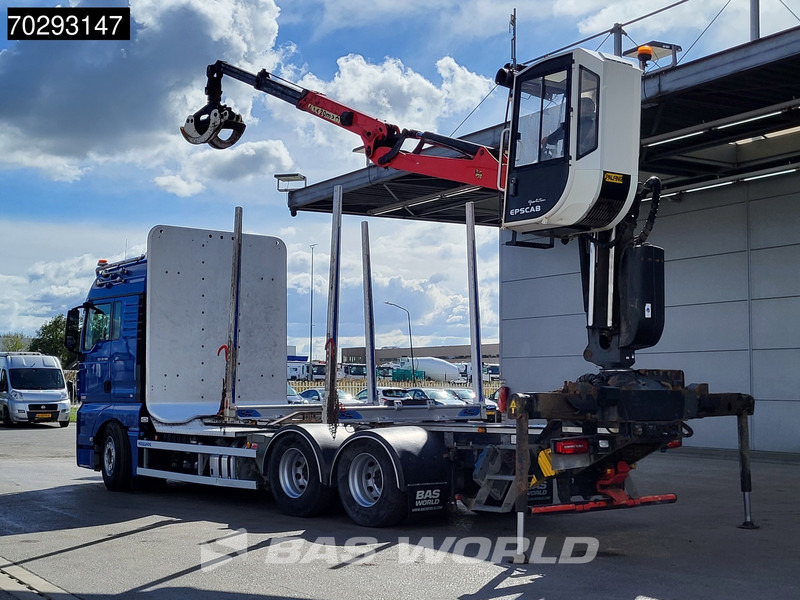 MAN TGX 33.580 TGX 6X4 Palfinger Epsilon Wood crane Holztransport Retarder Navi Xenon Euro 6 - Šticar, Kamion sa dizalicom: slika 2 MAN TGX 33.580 TGX 6X4 Palfinger Epsilon Wood crane Holztransport Retarder Navi Xenon Euro 6 - Šticar, Kamion sa dizalicom: slika 2