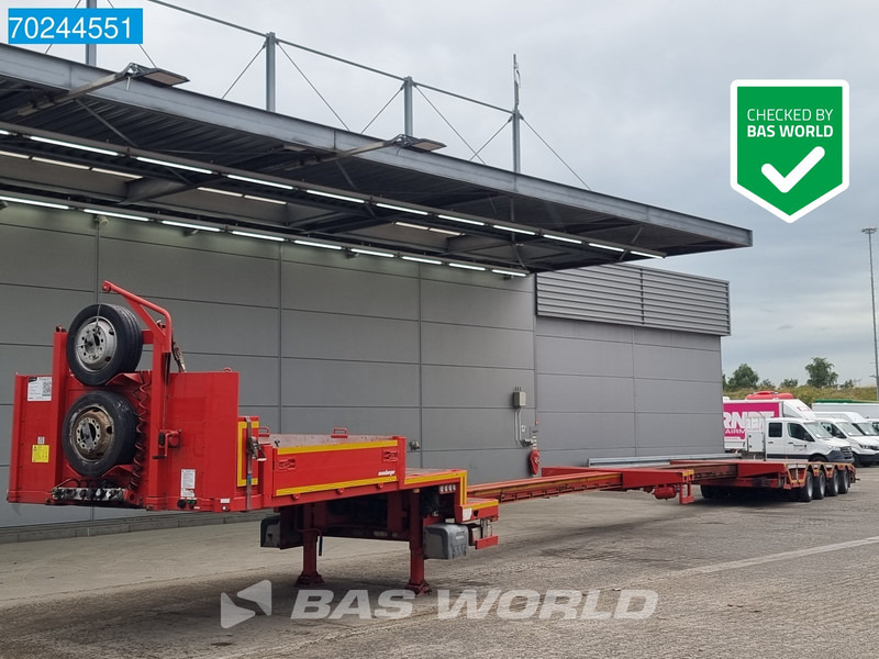 MEUSBURGER MTS-4 2xAusziehbar bis 21M Lift + 4xLenkachse - Niska poluprikolica za prevoz: slika 1 MEUSBURGER MTS-4 2xAusziehbar bis 21M Lift + 4xLenkachse - Niska poluprikolica za prevoz: slika 1