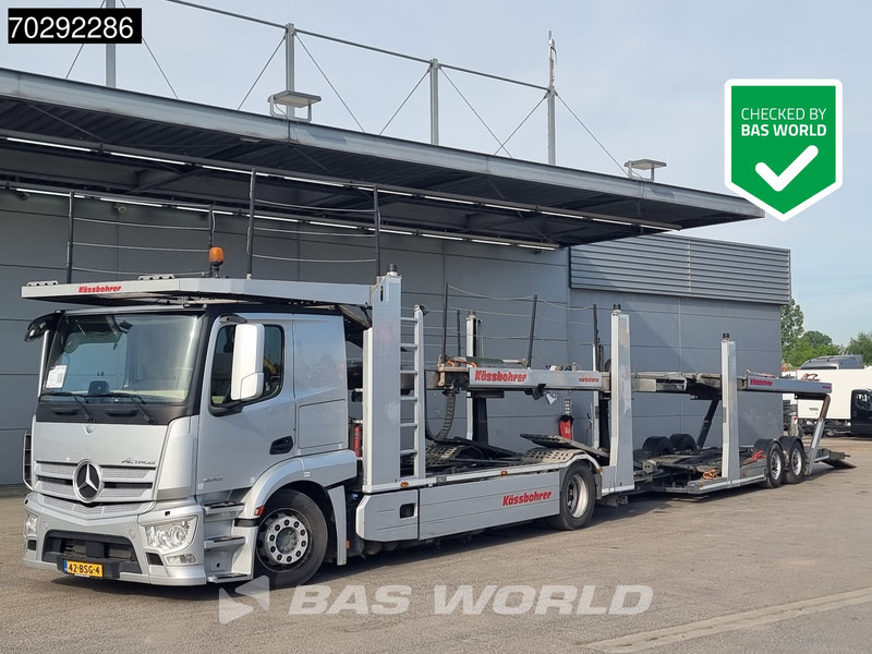 Mercedes-Benz Actros 1843 4X2 NL-Truck Combi Car Transporter Kässbohrer 8 Cars Hydraulic Winch - Kamion za prevoz automobila: slika 1 Mercedes-Benz Actros 1843 4X2 NL-Truck Combi Car Transporter Kässbohrer 8 Cars Hydraulic Winch - Kamion za prevoz automobila: slika 1