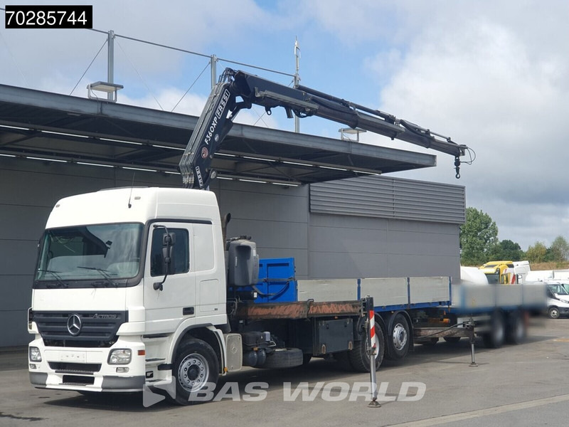 Mercedes-Benz Actros 2532 6X2 Fassi F330D3 Crane Kran Lift+steering Axle 3-Pedals Euro 3 - Kamion sa tovarnim sandukom, Kamion sa dizalicom: slika 5 Mercedes-Benz Actros 2532 6X2 Fassi F330D3 Crane Kran Lift+steering Axle 3-Pedals Euro 3 - Kamion sa tovarnim sandukom, Kamion sa dizalicom: slika 5