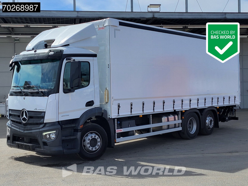 Mercedes-Benz Actros 2532 6X2 NEW 2000kg Ladebordwand Navi Lenkachse Euro 6 - Kamion sa ceradom: slika 1 Mercedes-Benz Actros 2532 6X2 NEW 2000kg Ladebordwand Navi Lenkachse Euro 6 - Kamion sa ceradom: slika 1