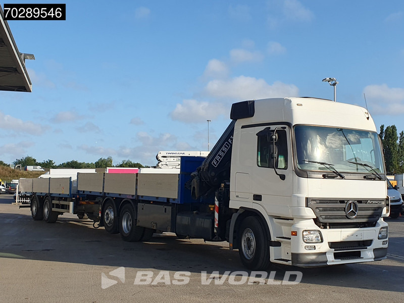Mercedes-Benz Actros 2532 6X2 Truck + Trailer Fassi F330D3 Crane Kran 3-Pedals Euro 3 - Kamion sa tovarnim sandukom, Kamion sa dizalicom: slika 3 Mercedes-Benz Actros 2532 6X2 Truck + Trailer Fassi F330D3 Crane Kran 3-Pedals Euro 3 - Kamion sa tovarnim sandukom, Kamion sa dizalicom: slika 3