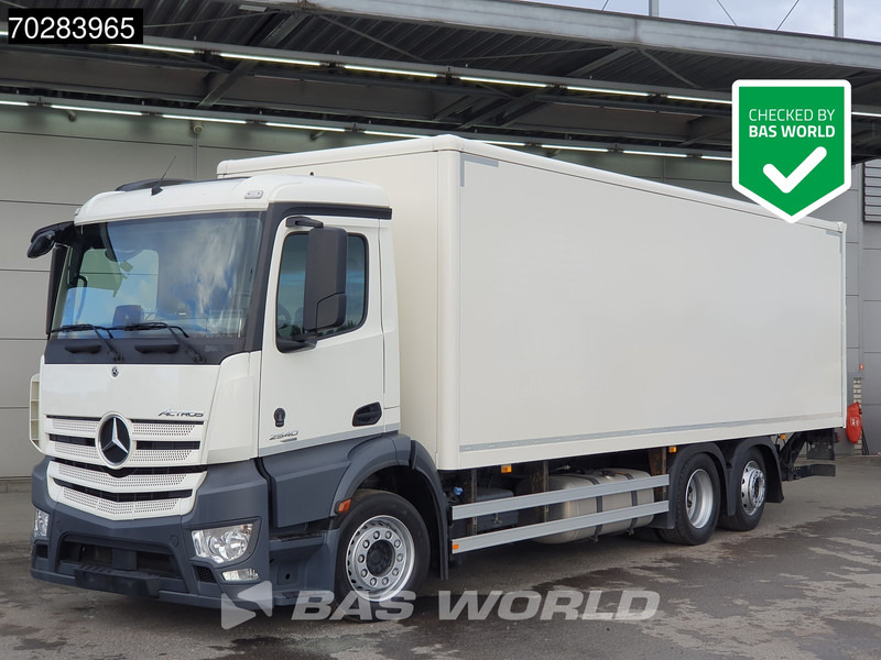 Mercedes-Benz Actros 2540 6X2 1500kg Ladebordwand Steering Axle Automatic Navi Euro 6 - Kamion sa zatvorenim sandukom: slika 1 Mercedes-Benz Actros 2540 6X2 1500kg Ladebordwand Steering Axle Automatic Navi Euro 6 - Kamion sa zatvorenim sandukom: slika 1
