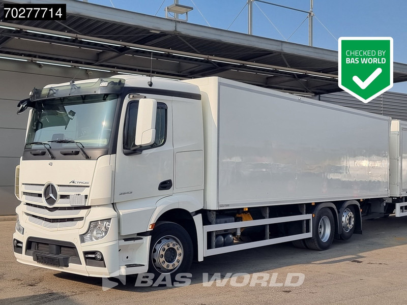 Mercedes-Benz Actros 2543 6X2 2000kg Ladebordwand Retarder Lift+Lenkachse Navi Automatic Euro 6 - Kamion sa zatvorenim sandukom: slika 1 Mercedes-Benz Actros 2543 6X2 2000kg Ladebordwand Retarder Lift+Lenkachse Navi Automatic Euro 6 - Kamion sa zatvorenim sandukom: slika 1