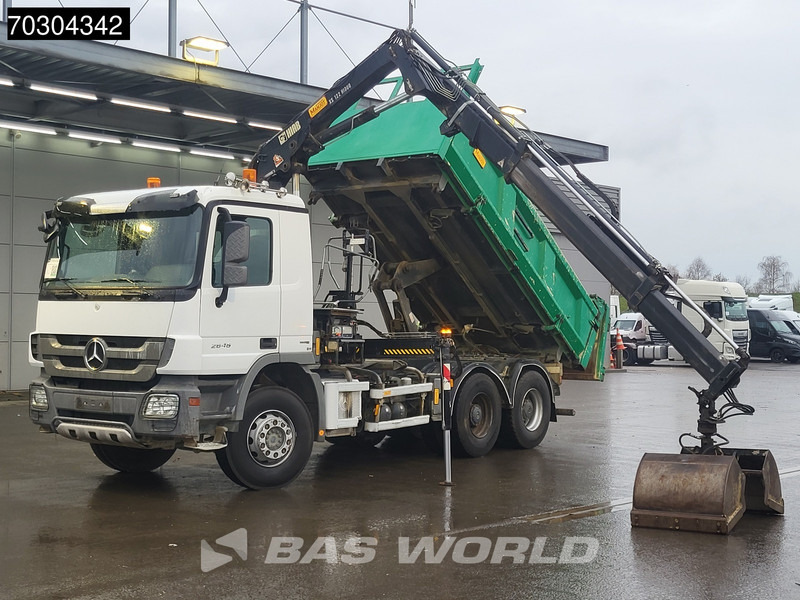 Mercedes-Benz Actros 2646 Actros 6X4 HIAB 122 BS-2 HIDUO Crane Kran 3-way tipper Big-Axle Euro 5 - Istovarivač, Kamion sa dizalicom: slika 2 Mercedes-Benz Actros 2646 Actros 6X4 HIAB 122 BS-2 HIDUO Crane Kran 3-way tipper Big-Axle Euro 5 - Istovarivač, Kamion sa dizalicom: slika 2