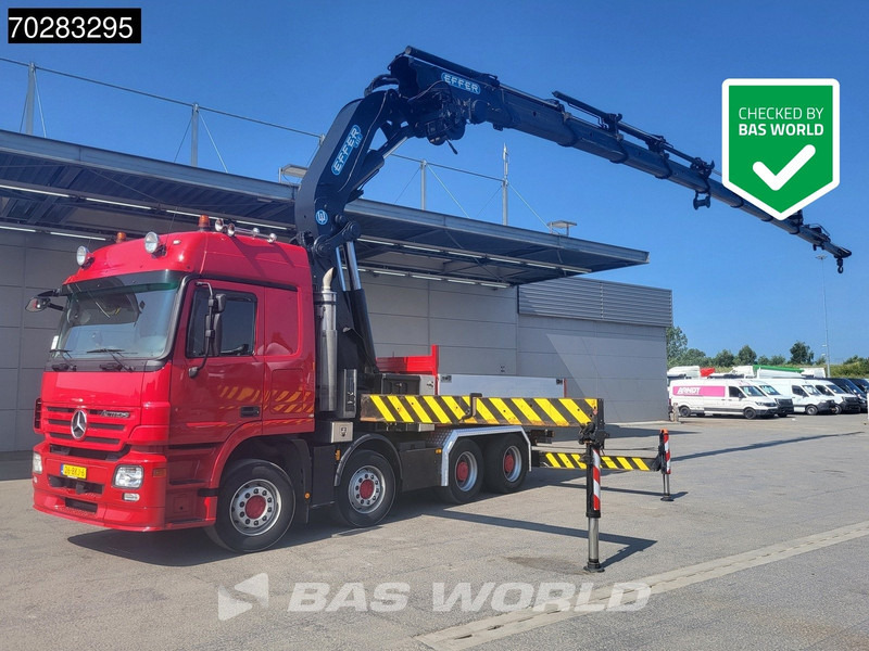 Mercedes-Benz Actros 2648 850 8X4 Effer 850/9S Kran Fifth wheel Big-Axle Automatic Euro 5 - Kamion sa tovarnim sandukom, Kamion sa dizalicom: slika 1 Mercedes-Benz Actros 2648 850 8X4 Effer 850/9S Kran Fifth wheel Big-Axle Automatic Euro 5 - Kamion sa tovarnim sandukom, Kamion sa dizalicom: slika 1