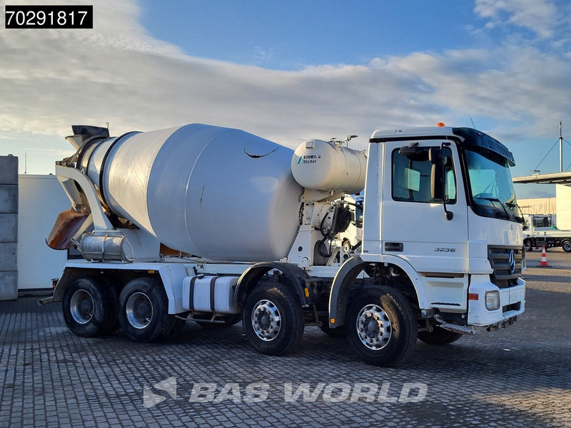 Mercedes-Benz Actros 3236 8X4 9m3 Stetter Mixer Retarder Steelsuspension Big-Axle Euro 3 - Mikser za beton: slika 3 Mercedes-Benz Actros 3236 8X4 9m3 Stetter Mixer Retarder Steelsuspension Big-Axle Euro 3 - Mikser za beton: slika 3