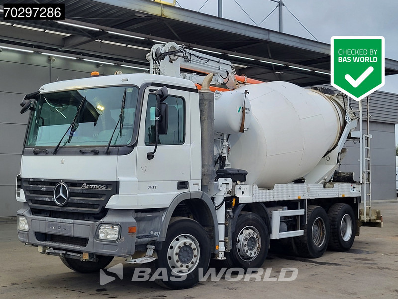 Mercedes-Benz Actros 3241 8X4 21meter Pump + 7m3 Stetter Mixer Steelsuspension Big-Axle Manual Euro 5 - Auto pumpa za beton: slika 1 Mercedes-Benz Actros 3241 8X4 21meter Pump + 7m3 Stetter Mixer Steelsuspension Big-Axle Manual Euro 5 - Auto pumpa za beton: slika 1
