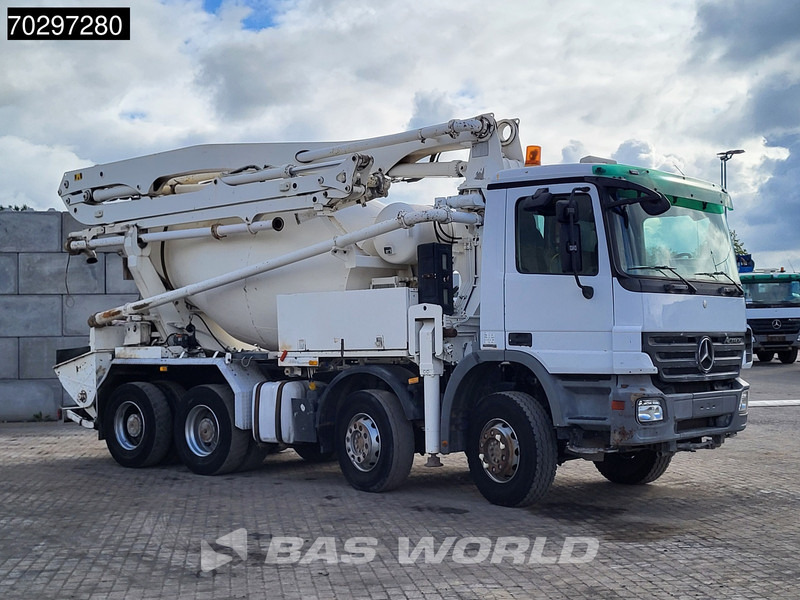 Mercedes-Benz Actros 3241 8X4 7m3 Putzmeister TMM 21-3 Retarder Big-Axle 3-Pedals Steelsuspension Euro 4 - Mikser za beton: slika 3 Mercedes-Benz Actros 3241 8X4 7m3 Putzmeister TMM 21-3 Retarder Big-Axle 3-Pedals Steelsuspension Euro 4 - Mikser za beton: slika 3