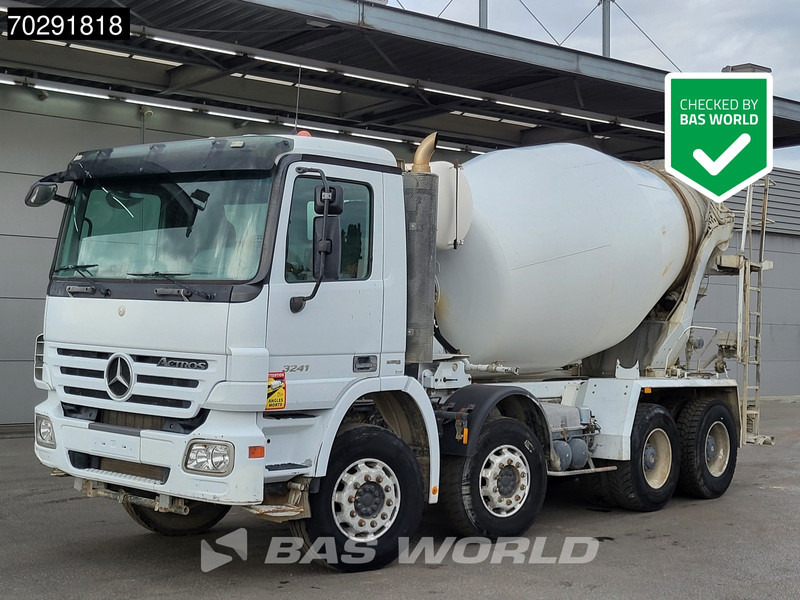 Mercedes-Benz Actros 3241 8X4 9m3 Stetter Steelsuspension 3-Pedals Retarder Euro 4 - Mikser za beton: slika 1 Mercedes-Benz Actros 3241 8X4 9m3 Stetter Steelsuspension 3-Pedals Retarder Euro 4 - Mikser za beton: slika 1