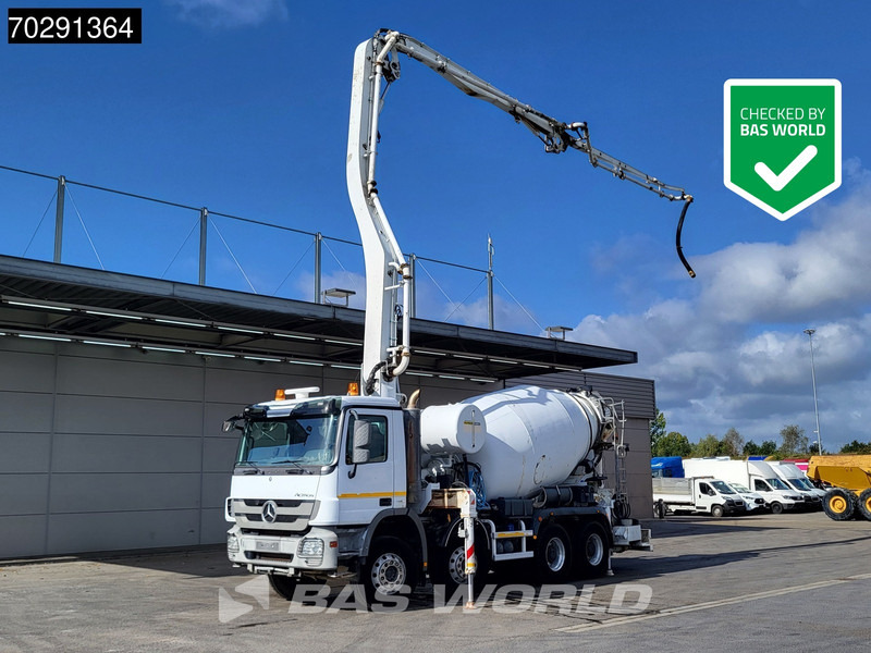 Mercedes-Benz Actros 3241 8X4 Cifa MK24.4Z Pompe+Mixer Retarder 3-Pedals Steelsuspension Big-Axle Euro 5 - Auto pumpa za beton: slika 1 Mercedes-Benz Actros 3241 8X4 Cifa MK24.4Z Pompe+Mixer Retarder 3-Pedals Steelsuspension Big-Axle Euro 5 - Auto pumpa za beton: slika 1
