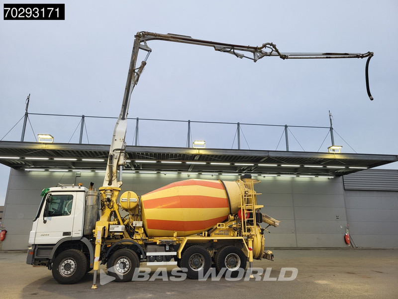 Mercedes-Benz Actros 3244 8X4 Retarder Putzmeister 24 Mtrs Pumi Big-Axle 3-Pedals Euro 4 - Auto pumpa za beton: slika 5 Mercedes-Benz Actros 3244 8X4 Retarder Putzmeister 24 Mtrs Pumi Big-Axle 3-Pedals Euro 4 - Auto pumpa za beton: slika 5