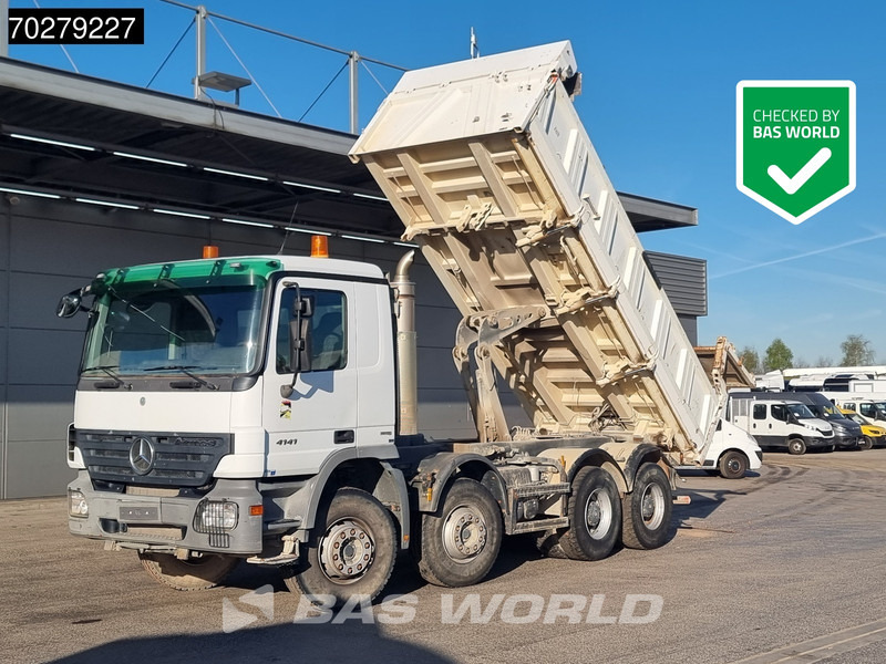 Mercedes-Benz Actros 4141 8X4 12m3 Meiller 2-way tipper steelsuspension Euro 4 - Istovarivač: slika 1 Mercedes-Benz Actros 4141 8X4 12m3 Meiller 2-way tipper steelsuspension Euro 4 - Istovarivač: slika 1