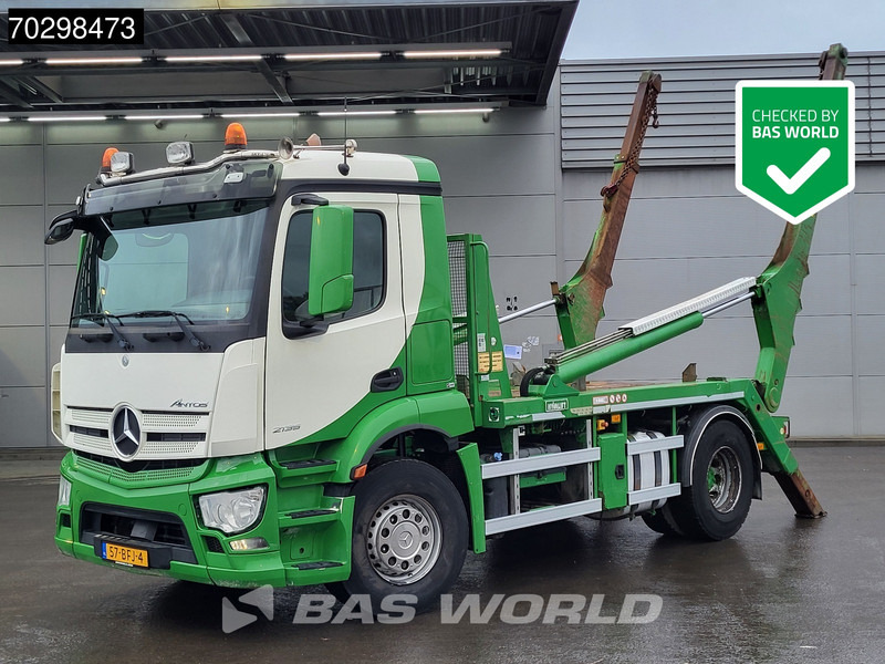 Mercedes-Benz Antos 2135 4X2 NL-Truck APK 14Tons Hyva Lift Skiploader Automatic Euro 6 - Kamion za utovaranje kontejnera: slika 1 Mercedes-Benz Antos 2135 4X2 NL-Truck APK 14Tons Hyva Lift Skiploader Automatic Euro 6 - Kamion za utovaranje kontejnera: slika 1