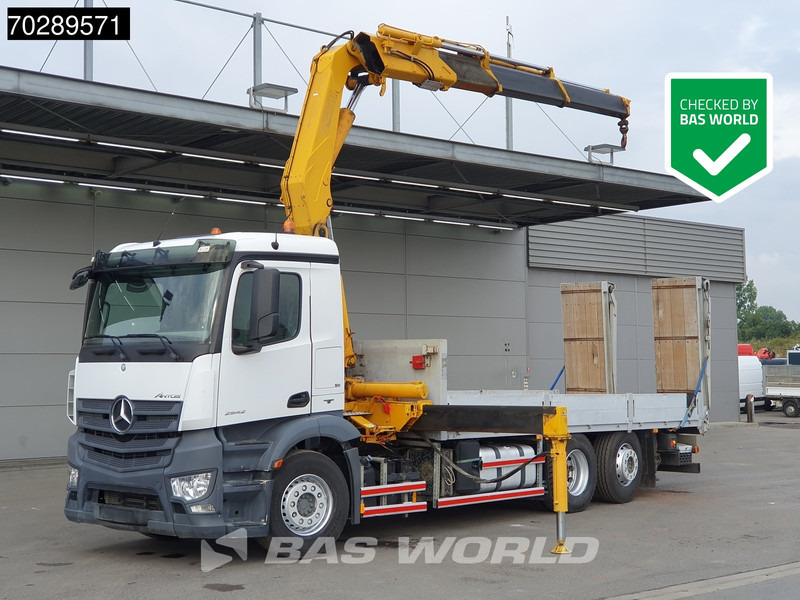 Mercedes-Benz Antos 2542 6X2 Fassi F330A023 Crane Kran Hydraulic ramps Retarder Lift+steering Euro 6 - Kamion sa tovarnim sandukom, Kamion sa dizalicom: slika 1 Mercedes-Benz Antos 2542 6X2 Fassi F330A023 Crane Kran Hydraulic ramps Retarder Lift+steering Euro 6 - Kamion sa tovarnim sandukom, Kamion sa dizalicom: slika 1