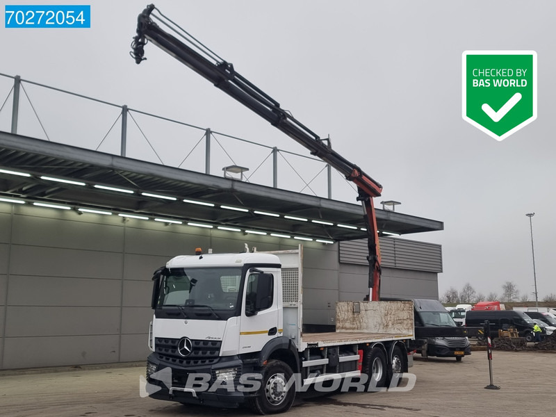 Mercedes-Benz Arocs 2536 6X2 Palfinger PK 16002 Crane Lenkasche Euro 6 - Kamion sa tovarnim sandukom, Kamion sa dizalicom: slika 1 Mercedes-Benz Arocs 2536 6X2 Palfinger PK 16002 Crane Lenkasche Euro 6 - Kamion sa tovarnim sandukom, Kamion sa dizalicom: slika 1