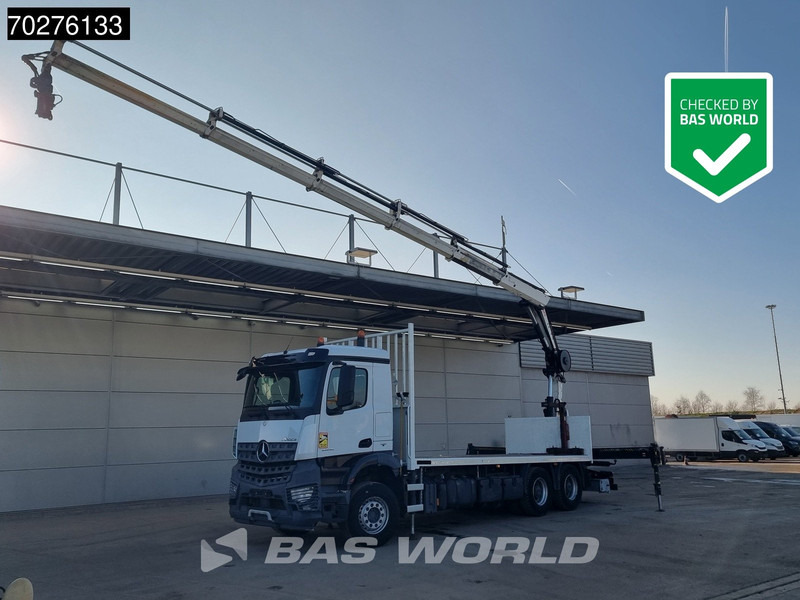 Mercedes-Benz Arocs 2636 6X4 HIAB X-HIDUO 188 ES-S Crane Kran Big axle Euro 6 - Kamion sa tovarnim sandukom, Kamion sa dizalicom: slika 1 Mercedes-Benz Arocs 2636 6X4 HIAB X-HIDUO 188 ES-S Crane Kran Big axle Euro 6 - Kamion sa tovarnim sandukom, Kamion sa dizalicom: slika 1