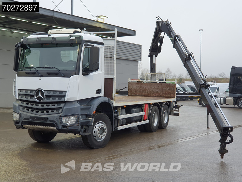 Mercedes-Benz Arocs 2636 6X4 Hiab 144 E-3 Hipro Kran Crane Remote Full Steel Euro 6 - Kamion sa tovarnim sandukom, Kamion sa dizalicom: slika 5 Mercedes-Benz Arocs 2636 6X4 Hiab 144 E-3 Hipro Kran Crane Remote Full Steel Euro 6 - Kamion sa tovarnim sandukom, Kamion sa dizalicom: slika 5