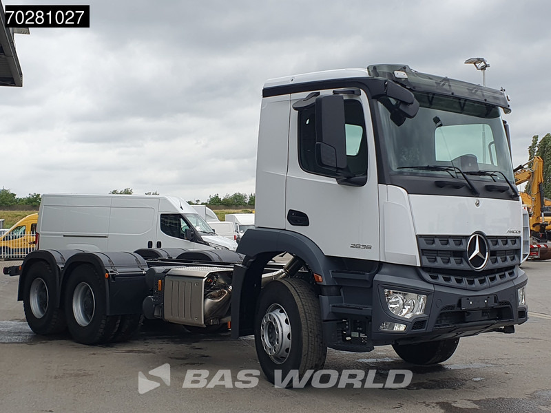 Mercedes-Benz Arocs 2636 6X4 NEW chassis Flywheel PTO Big-Axle Automatic Steelsuspension Euro 6 - Kamion sa golom šasijom i zatvorenom kabinom: slika 3 Mercedes-Benz Arocs 2636 6X4 NEW chassis Flywheel PTO Big-Axle Automatic Steelsuspension Euro 6 - Kamion sa golom šasijom i zatvorenom kabinom: slika 3