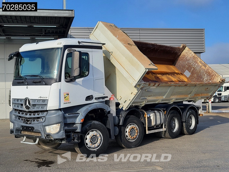 Mercedes-Benz Arocs 3240 8X4 12m3 2-side Tipper Steel Suspension Automatic Big-Axle Euro 6 - Istovarivač: slika 5 Mercedes-Benz Arocs 3240 8X4 12m3 2-side Tipper Steel Suspension Automatic Big-Axle Euro 6 - Istovarivač: slika 5