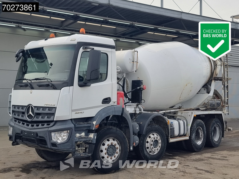 Mercedes-Benz Arocs 3240 8X4 9m3 Steelsuspension Automatic Alcoa's Euro 6 - Mikser za beton: slika 1 Mercedes-Benz Arocs 3240 8X4 9m3 Steelsuspension Automatic Alcoa's Euro 6 - Mikser za beton: slika 1