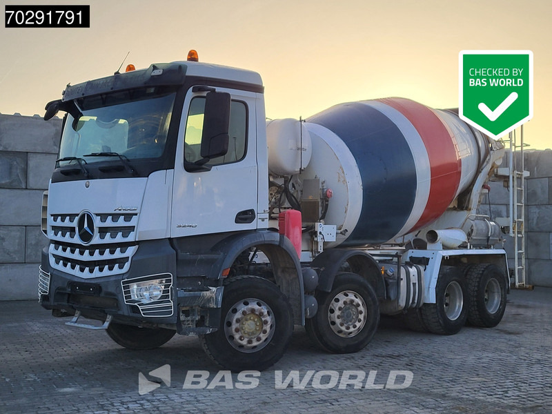 Mercedes-Benz Arocs 3240 8X4 9m3 Stetter mixer Steelsuspension Automatic Euro 6 - Mikser za beton: slika 1 Mercedes-Benz Arocs 3240 8X4 9m3 Stetter mixer Steelsuspension Automatic Euro 6 - Mikser za beton: slika 1