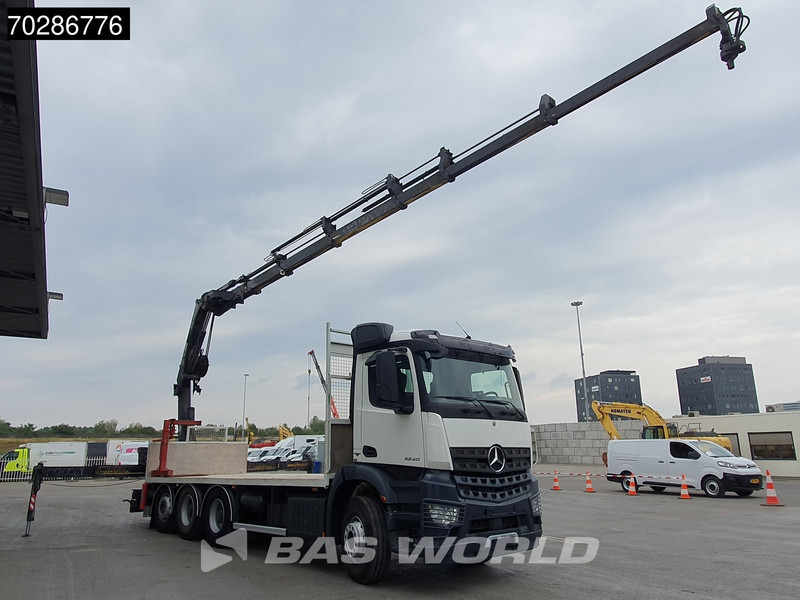 Mercedes-Benz Arocs 3240 8X4 HIAB 211E-6 HIPRO Big-Axle Lift+Steering Navi Euro 6 - Kamion sa tovarnim sandukom, Kamion sa dizalicom: slika 3 Mercedes-Benz Arocs 3240 8X4 HIAB 211E-6 HIPRO Big-Axle Lift+Steering Navi Euro 6 - Kamion sa tovarnim sandukom, Kamion sa dizalicom: slika 3