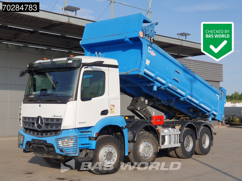 Mercedes-Benz Arocs 3243 8X4 14m3 2-side tipper Big-Axle Steelsuspension Navi Euro 6 - Istovarivač: slika 1 Mercedes-Benz Arocs 3243 8X4 14m3 2-side tipper Big-Axle Steelsuspension Navi Euro 6 - Istovarivač: slika 1