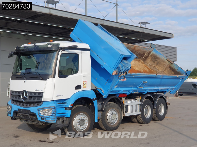 Mercedes-Benz Arocs 3243 8X4 14m3 2-side tipper Big-Axle Steelsuspension Navi Euro 6 - Istovarivač: slika 5 Mercedes-Benz Arocs 3243 8X4 14m3 2-side tipper Big-Axle Steelsuspension Navi Euro 6 - Istovarivač: slika 5