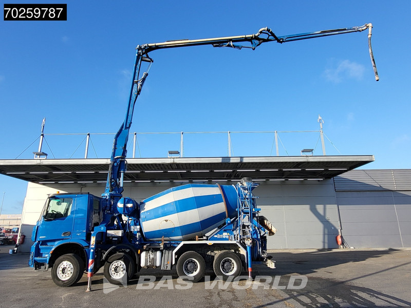 Mercedes-Benz Arocs 3251 8X4 PUMI Putzmeister TMM 24 + Liebherr 7m3 Mixer Retarder Euro 6 - Auto pumpa za beton: slika 5 Mercedes-Benz Arocs 3251 8X4 PUMI Putzmeister TMM 24 + Liebherr 7m3 Mixer Retarder Euro 6 - Auto pumpa za beton: slika 5