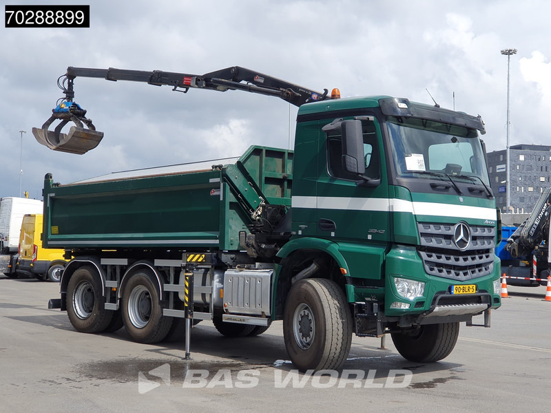 Mercedes-Benz Arocs 3342 Arocs 6X6 NL-Truck HMF 1643 Z-Crane Kran Steering Axle Big-Axle Euro 6 - Istovarivač, Kamion sa dizalicom: slika 3 Mercedes-Benz Arocs 3342 Arocs 6X6 NL-Truck HMF 1643 Z-Crane Kran Steering Axle Big-Axle Euro 6 - Istovarivač, Kamion sa dizalicom: slika 3