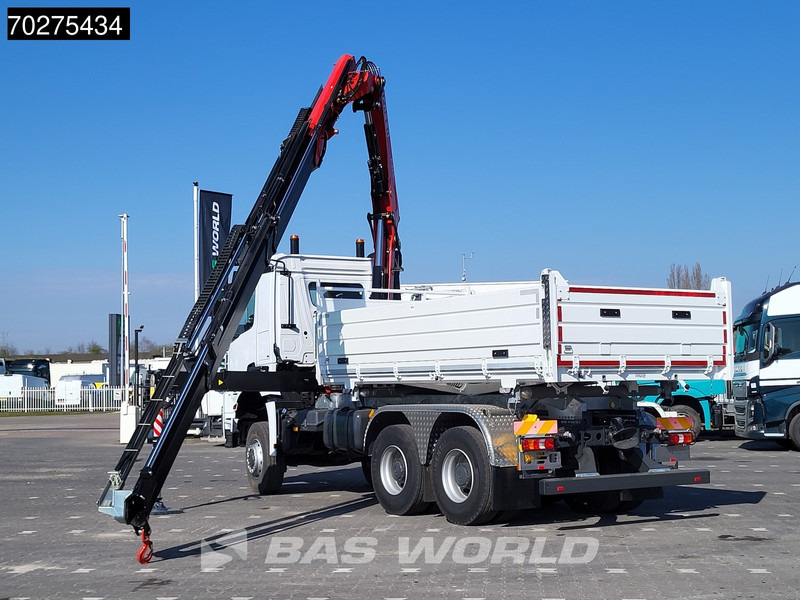 Mercedes-Benz Arocs 3348 6X6 Fassi F255A.2.24 xe-dynamic Kran Dreiseitenkipper Navi Euro 6 - Istovarivač, Kamion sa dizalicom: slika 2 Mercedes-Benz Arocs 3348 6X6 Fassi F255A.2.24 xe-dynamic Kran Dreiseitenkipper Navi Euro 6 - Istovarivač, Kamion sa dizalicom: slika 2